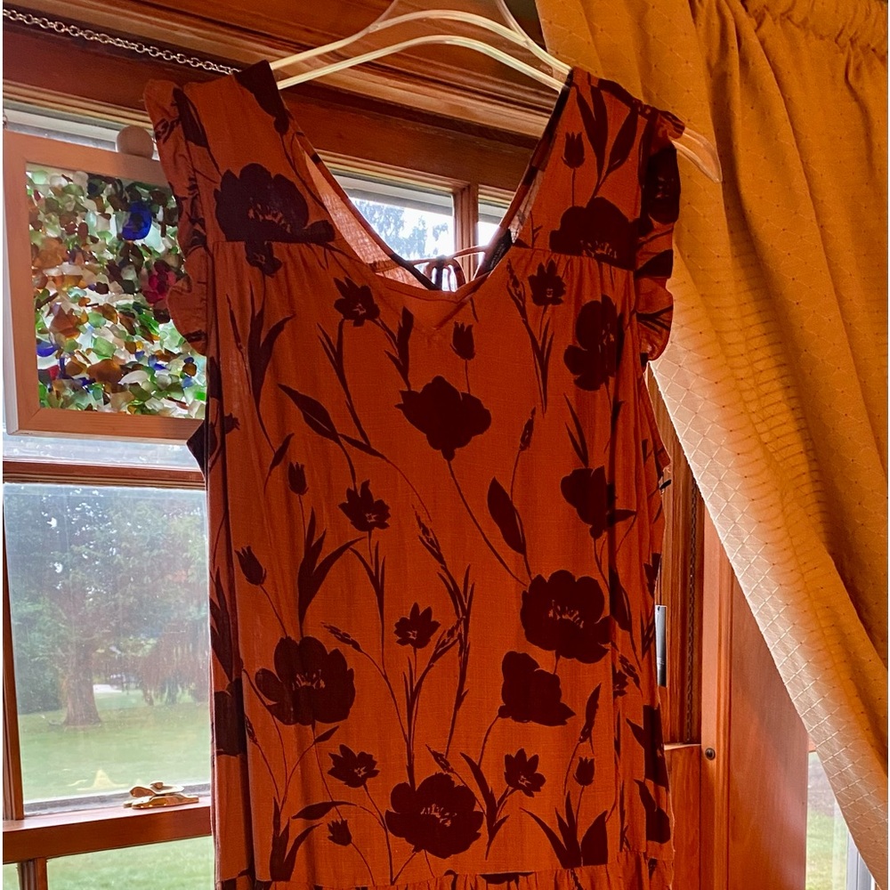 Maxi printed dress size XL